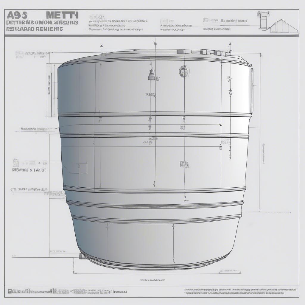 Kích thước bình nhựa composite 9.5m3