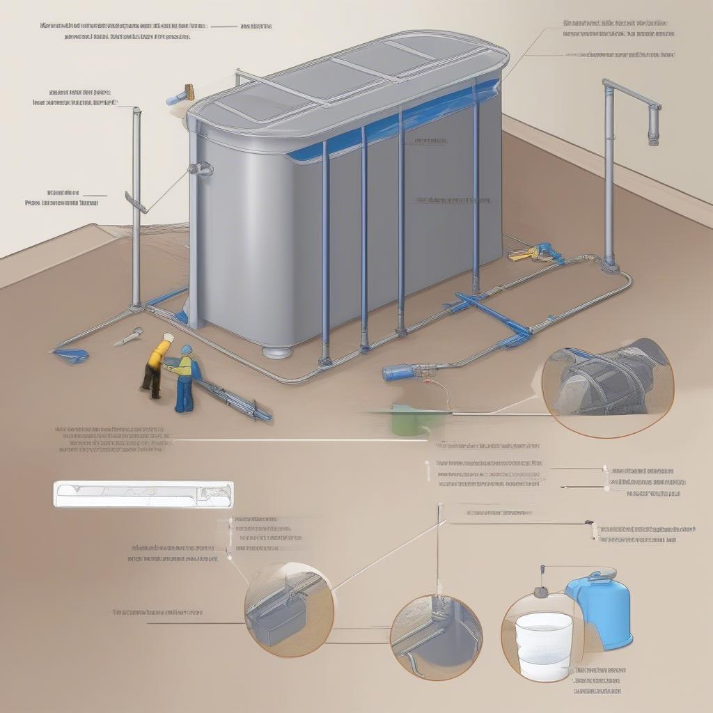 Installation Process of 200l Plastic Water Tanks