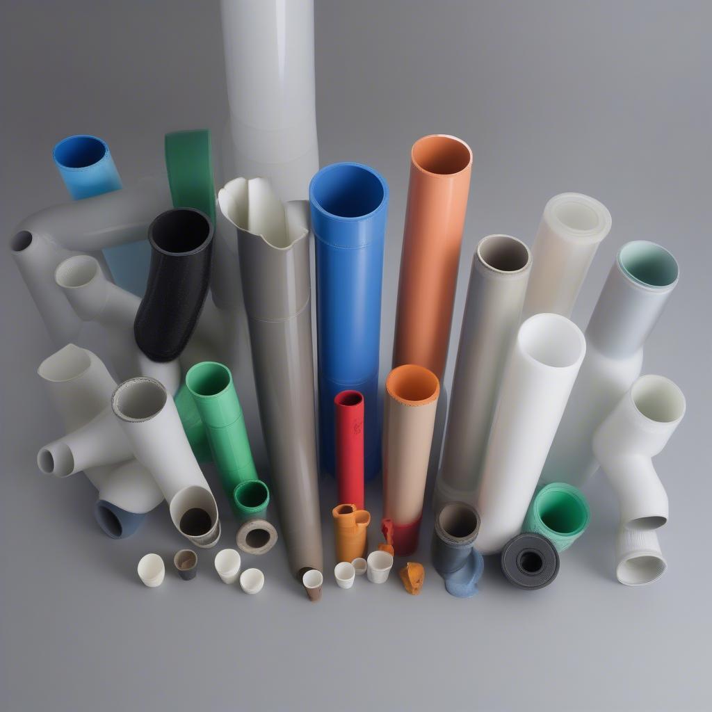 Các loại ống nhựa PVC, HDPE và PPR