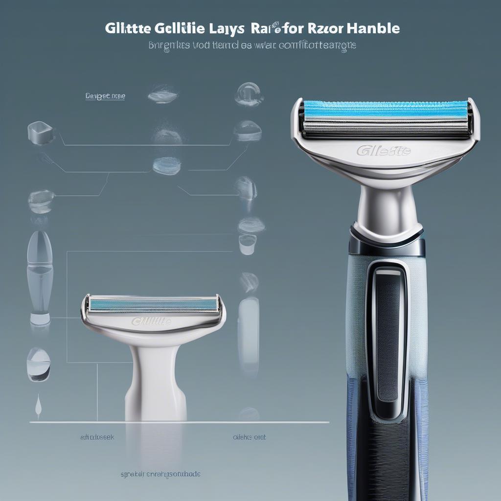 Chất liệu nhựa bàn cạo Gillette