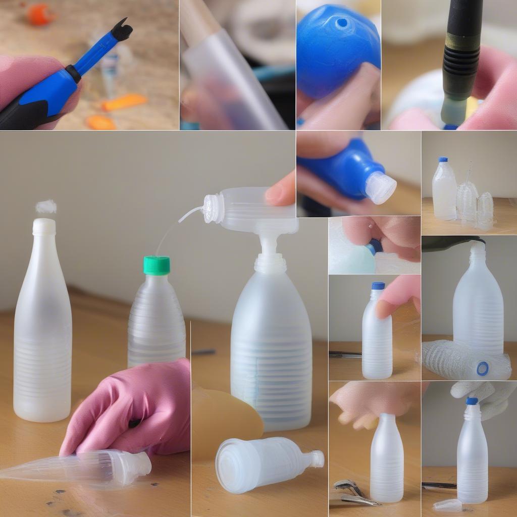 Tips for poking holes in plastic bottles