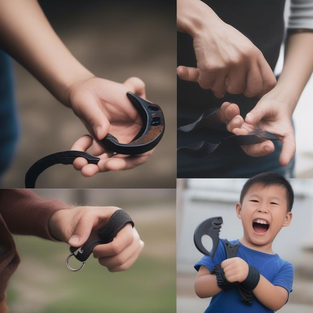 Ứng dụng của karambit nhựa