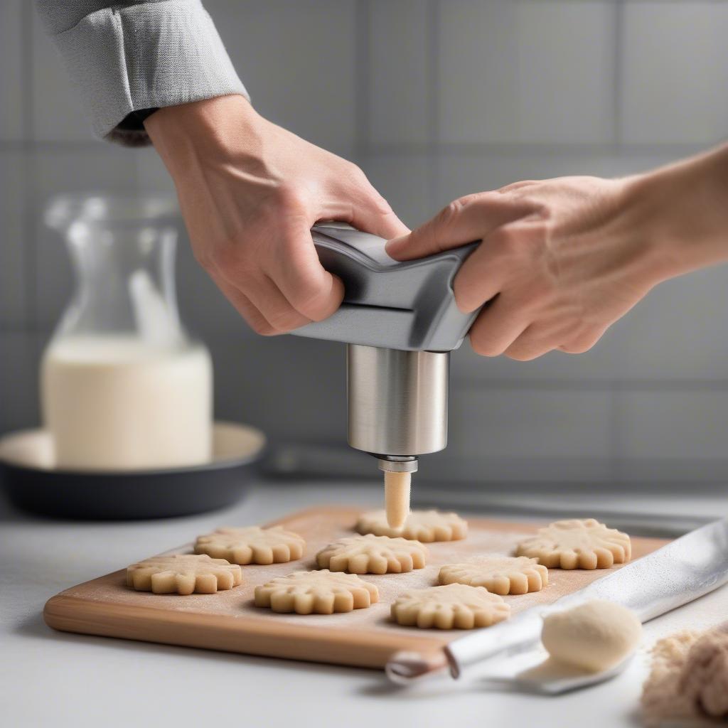 Sử Dụng Cookie Press Nhựa