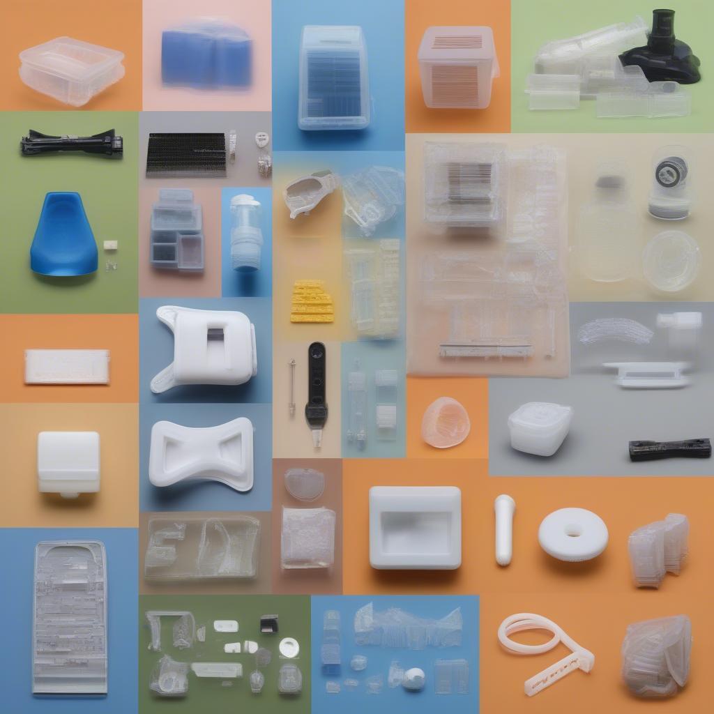 Applications of plastic parts