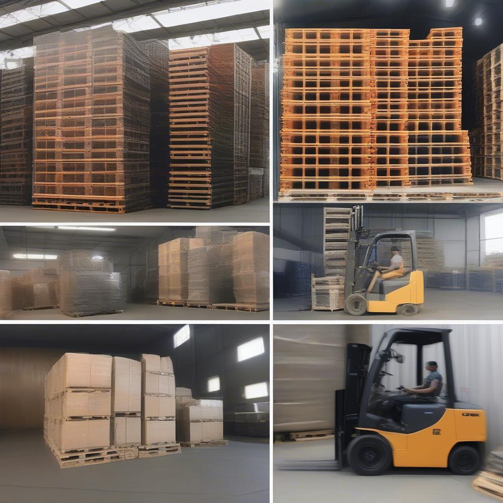 Ứng dụng pallet nhựa