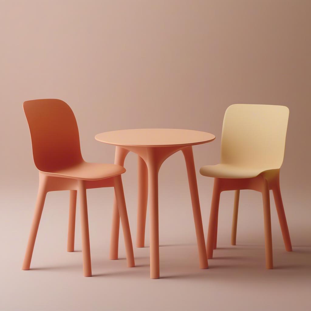 Trends in plastic tables and chairs in 2024