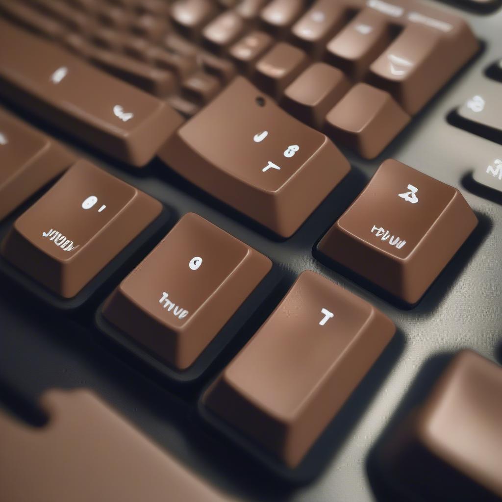 Bàn phím cơ brown switch nhựa PBT với keycap màu sắc đa dạng