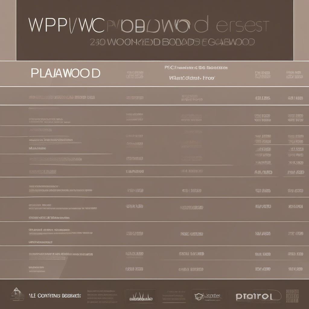 Bảng báo giá ván nhựa gỗ WPC Plawood