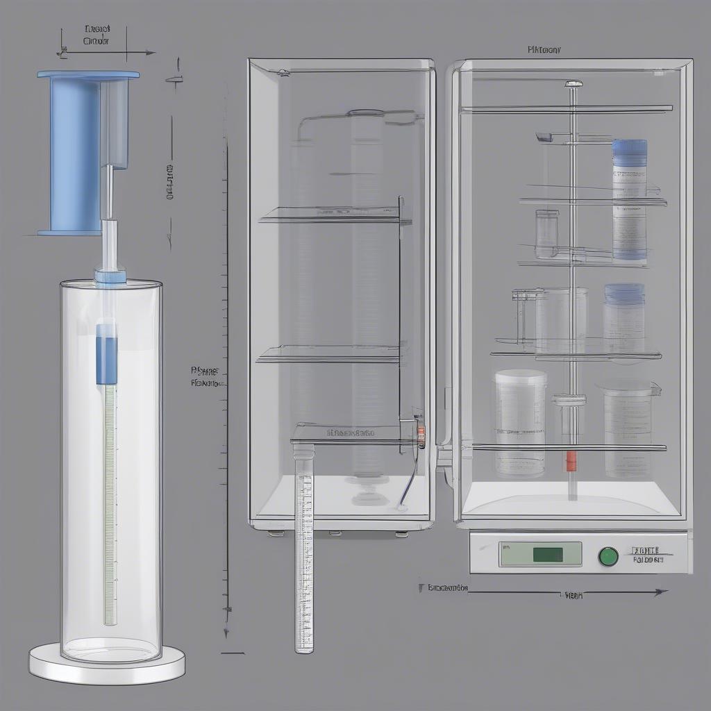 Bảo quản burette tự động nhựa schilling