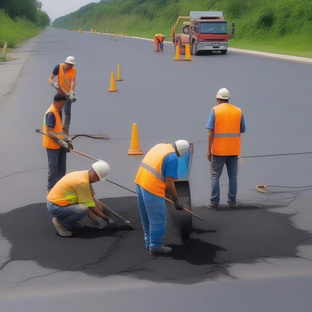 Bảo trì bê tông nhựa nóng