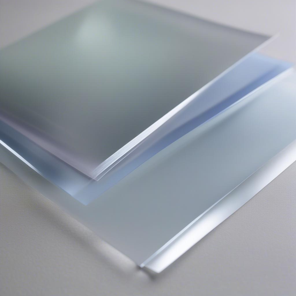 Transparent Plastic Sheet - Various Types