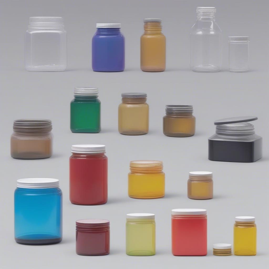 Different Types of Plastic Jars