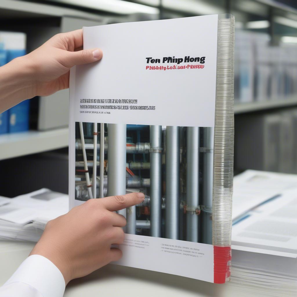 Catalogue nhựa Tiền Phong PDF hiển thị sản phẩm