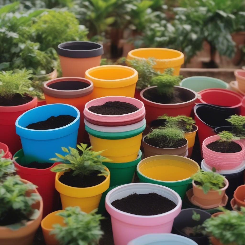 Advantages of Plastic Pots in Binh Duong