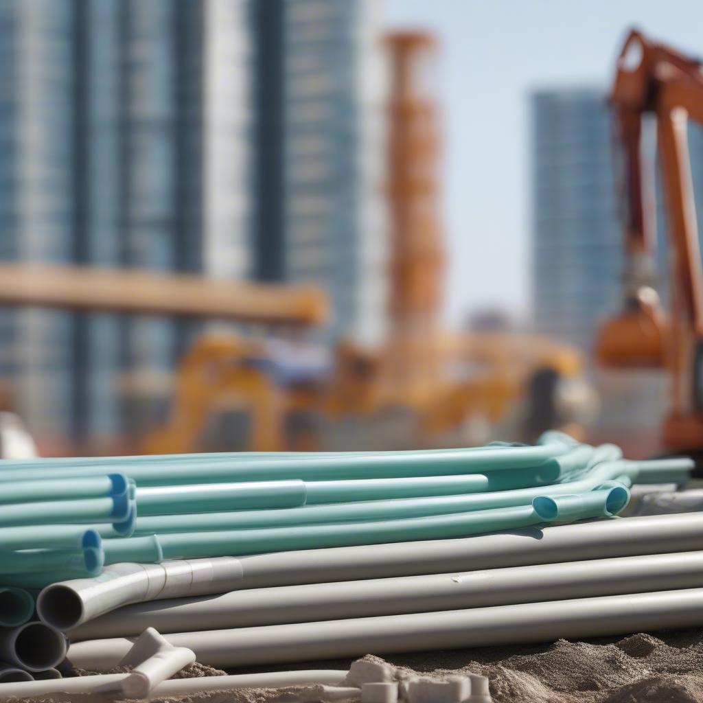 Discounts on plastic water pipes for construction projects