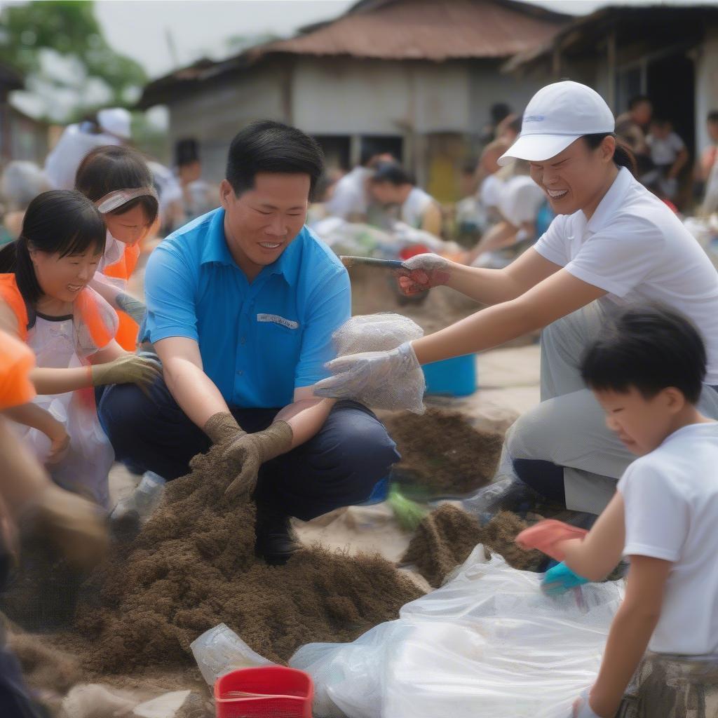 Đóng góp xã hội Công ty Nhựa Mê Kông