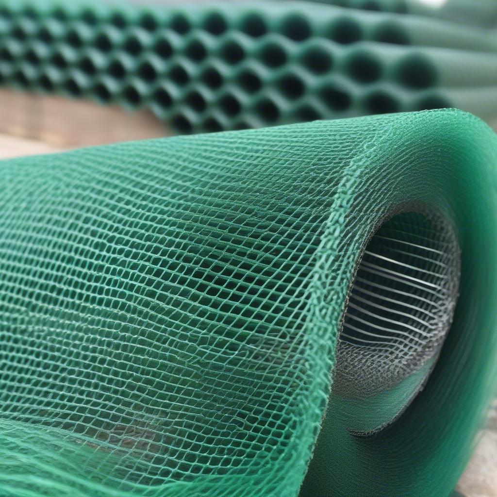 What is B40 plastic coated mesh?