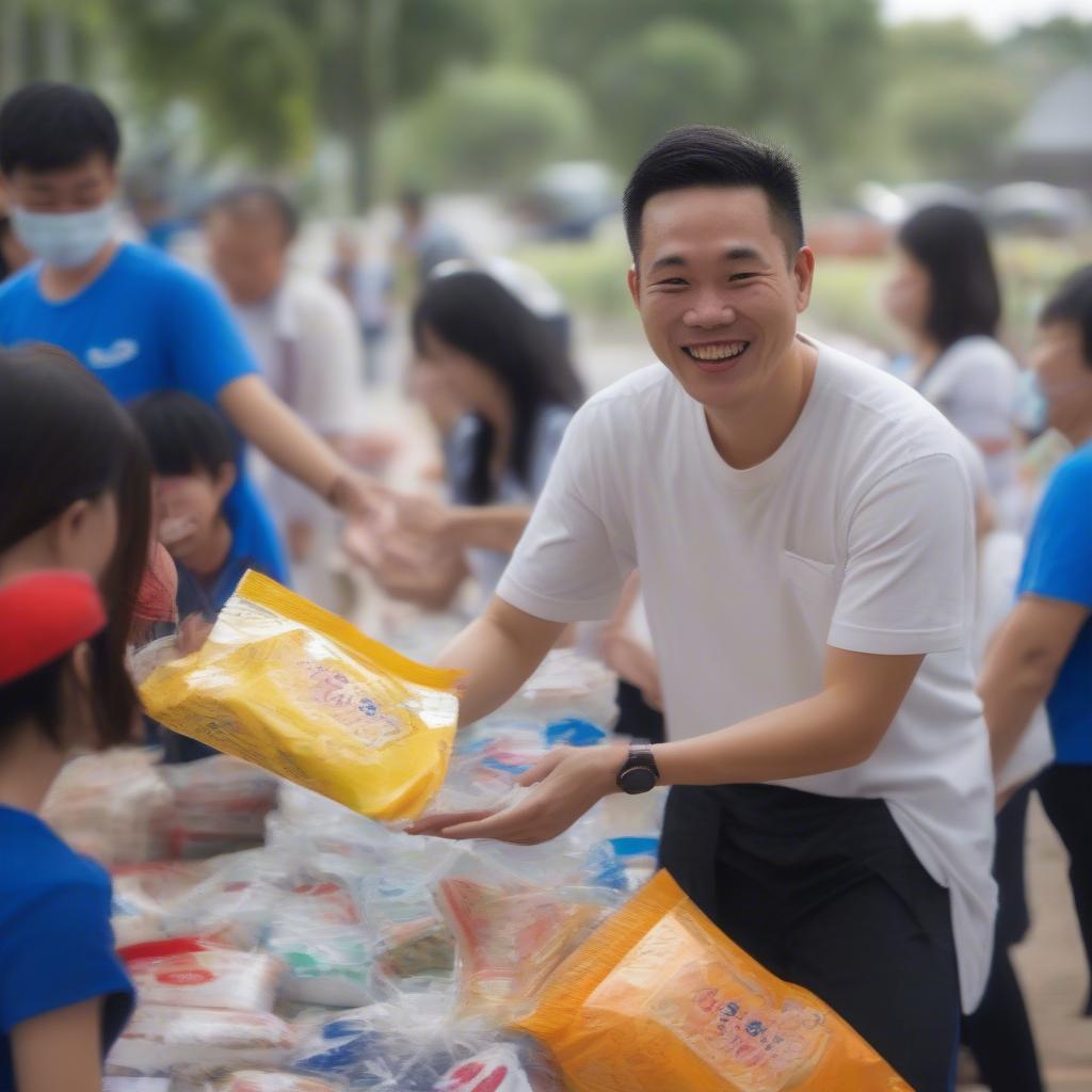 Minh Nhựa trong hoạt động cộng đồng