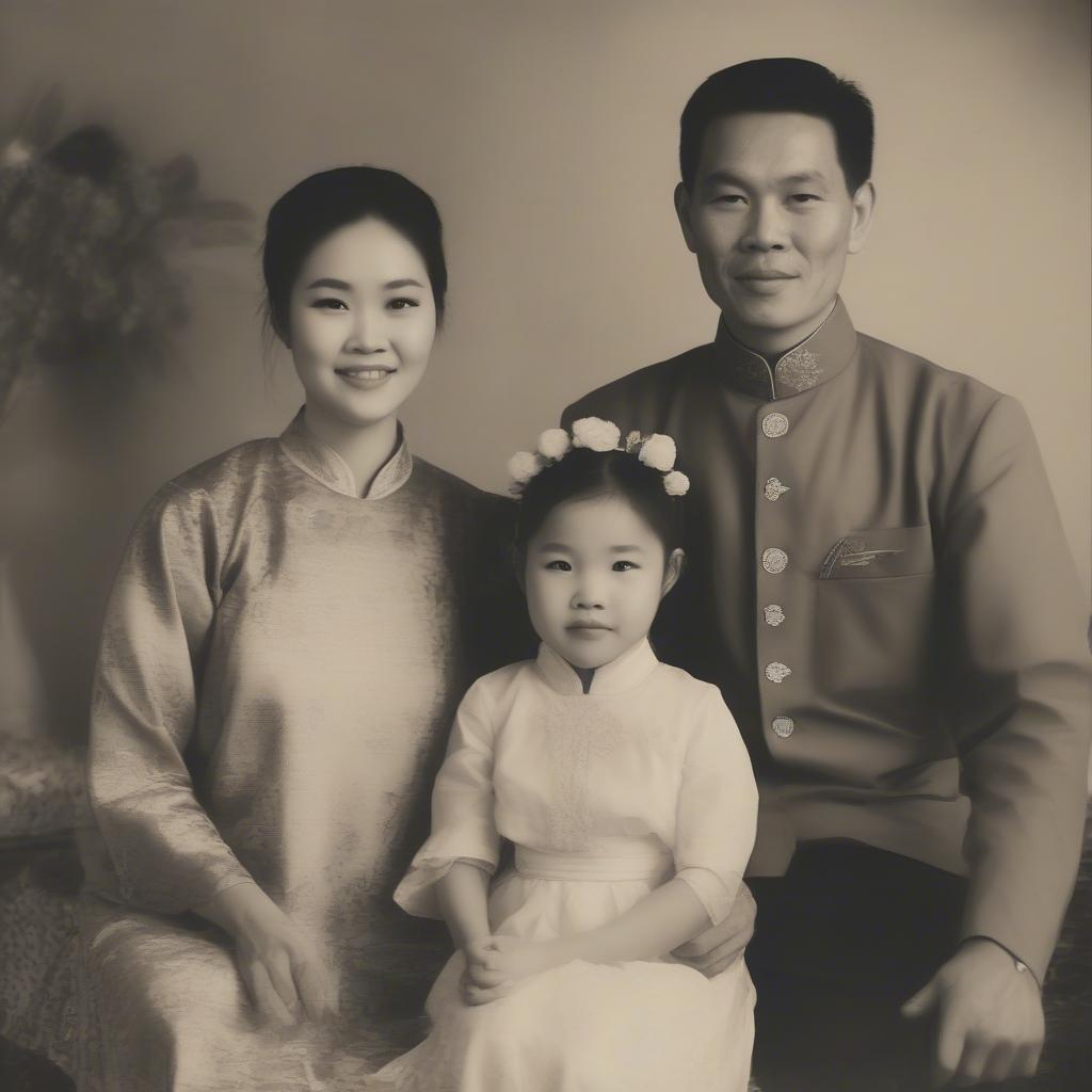 Minh Nhựa và con gái