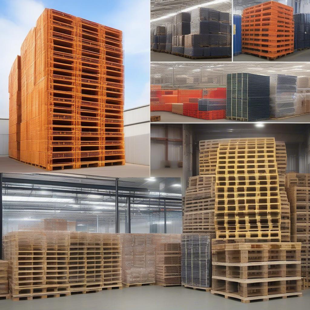 Ứng dụng kệ pallet nhựa trong ngành công nghiệp