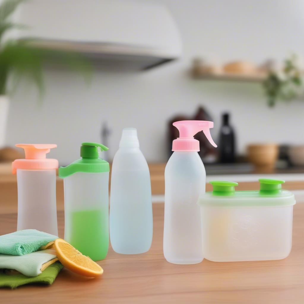 Vệ sinh chai nhựa Tupperware đúng cách